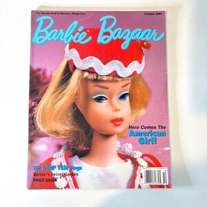 Barbie Bazaar Magazine October 1997 American Girl Barbie Collector Price Guide
